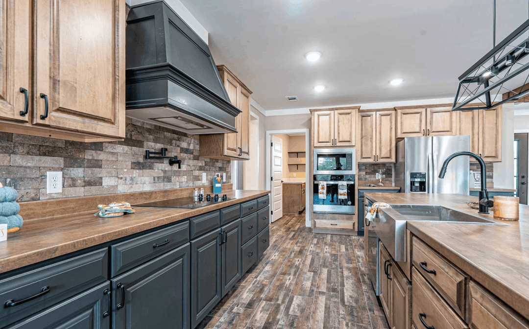 The ole hay barn kitchen home features