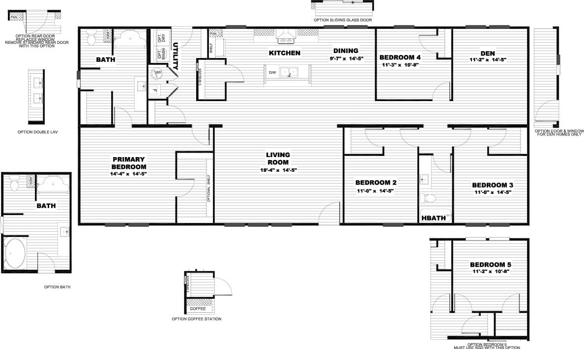 2126 stevens rd., somerset - 1.18 acres floor plan home features