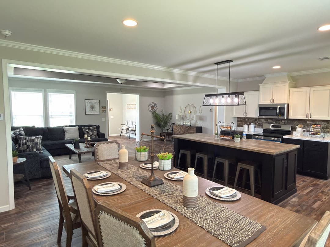 Woodside interior home features