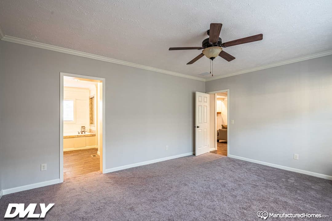 Orchard house bedroom home features