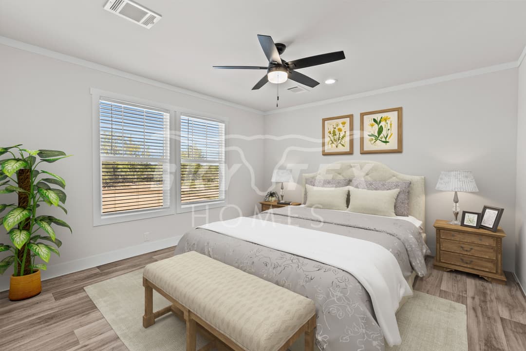 Shout interior and bedroom home features