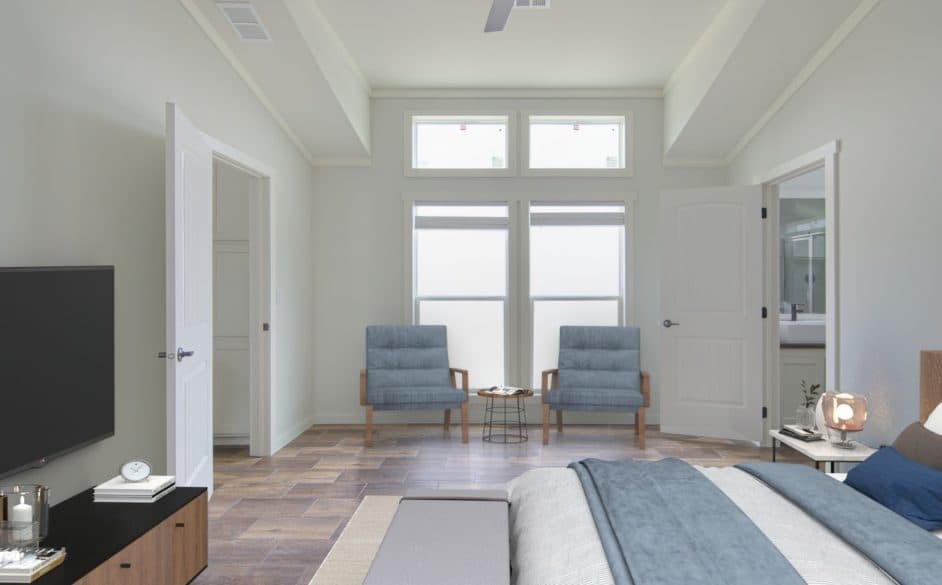 Sapphire 5863 bedroom home features