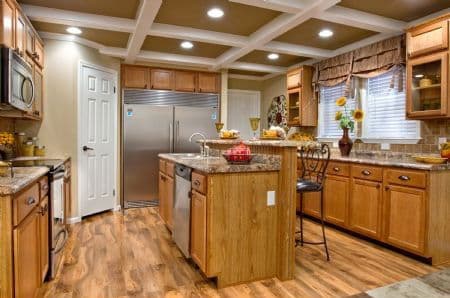 Mandevilla kitchen and hero home features