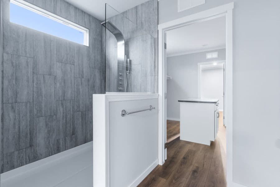 The braun bathroom home features