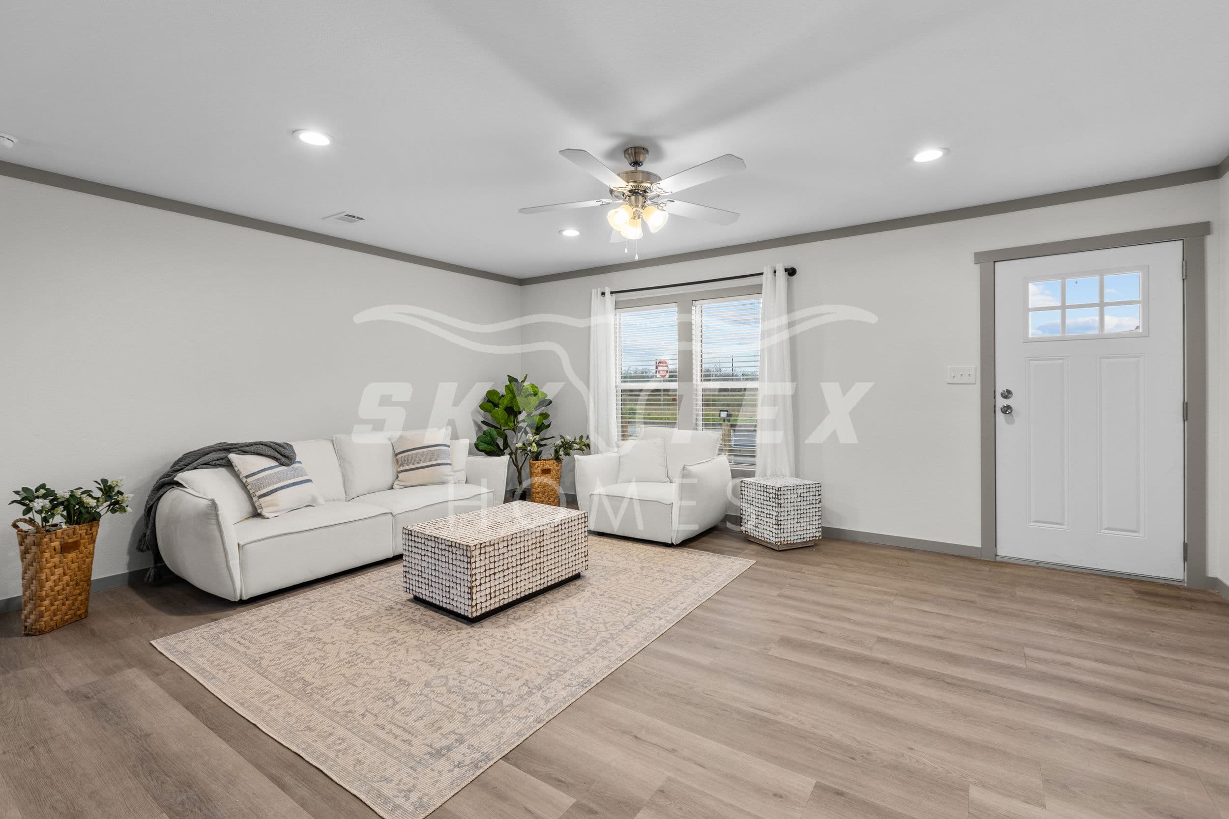 The swisher interior home features