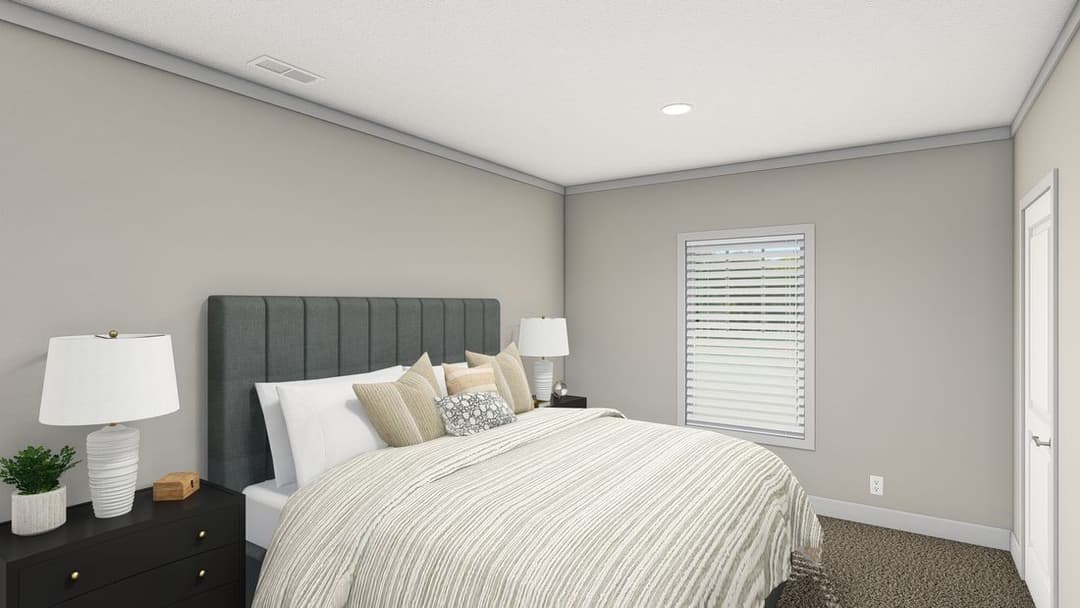 The antonio bedroom home features