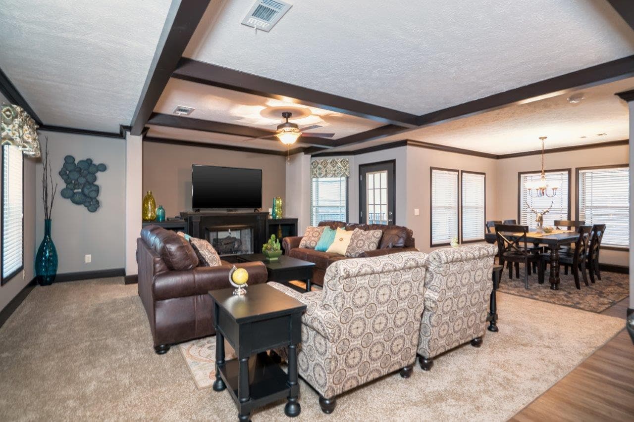 The carleton interior home features