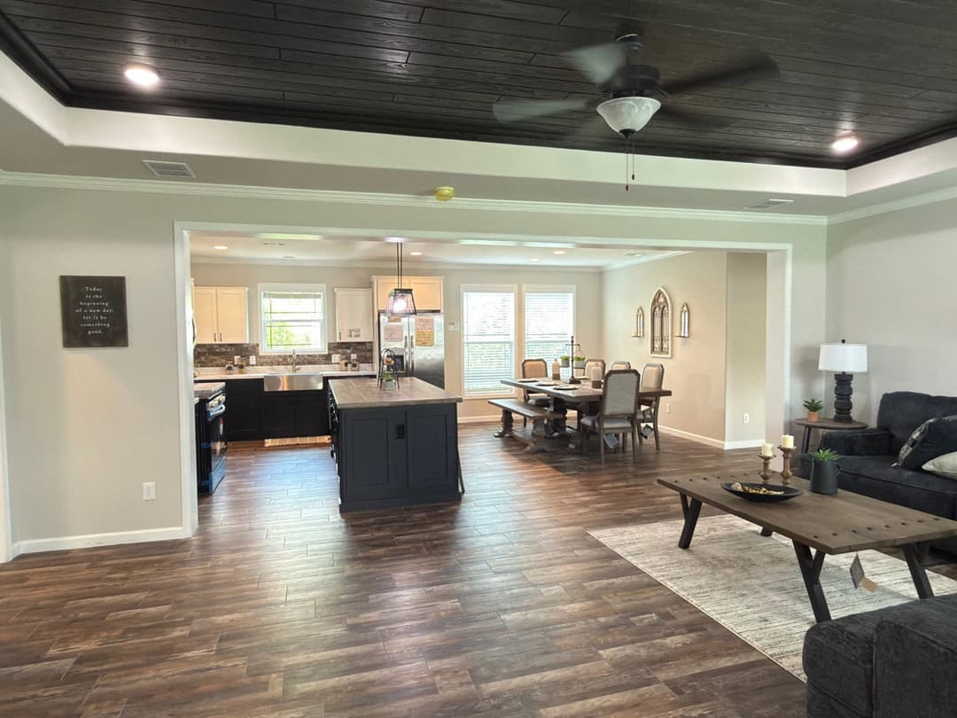Woodside interior home features