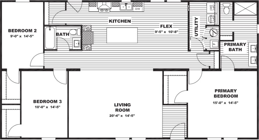 Braford floor plan home features