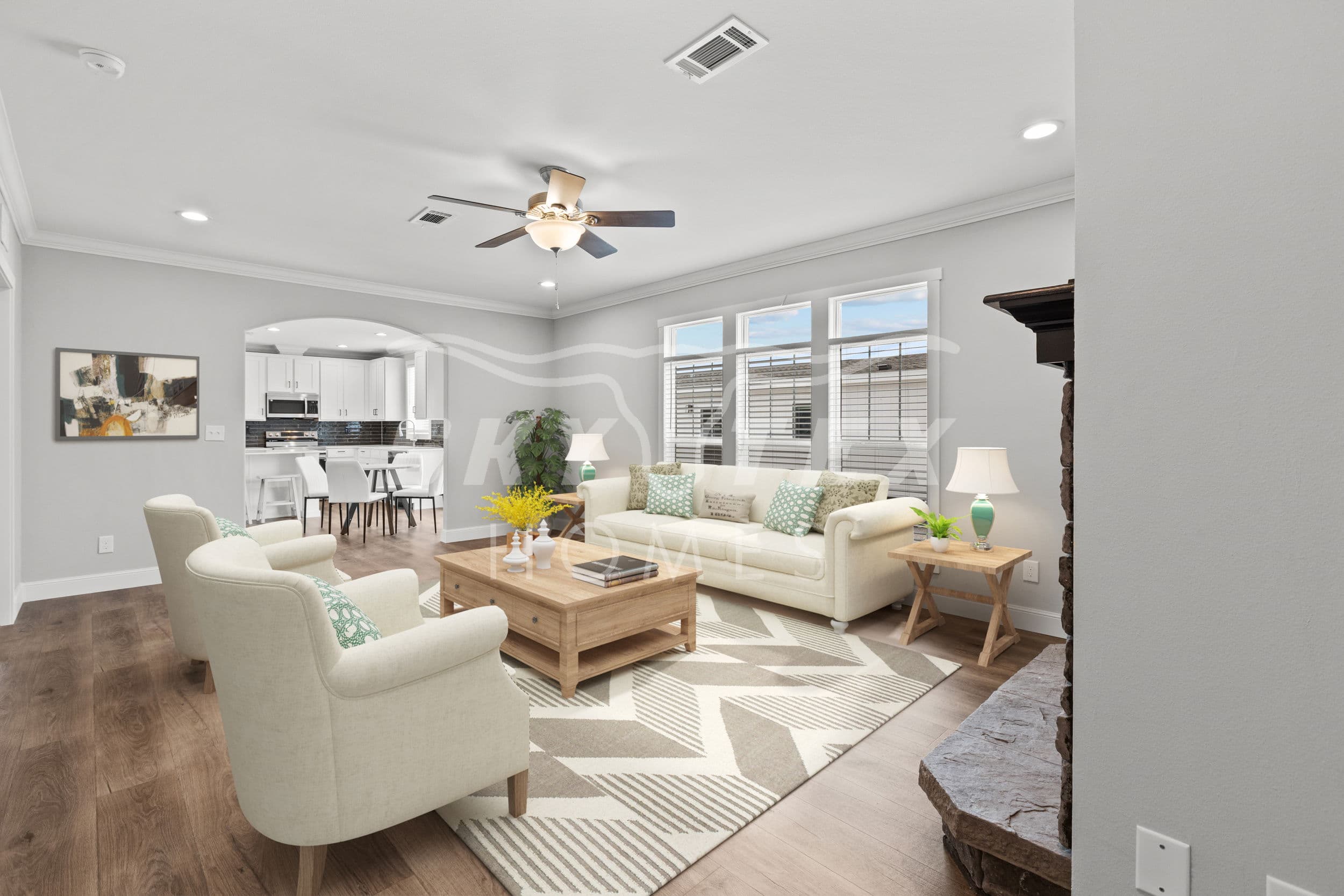 The atlas interior home features