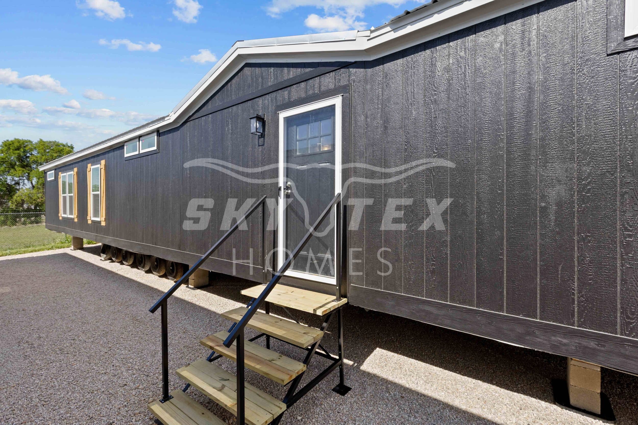 The midland exterior home features