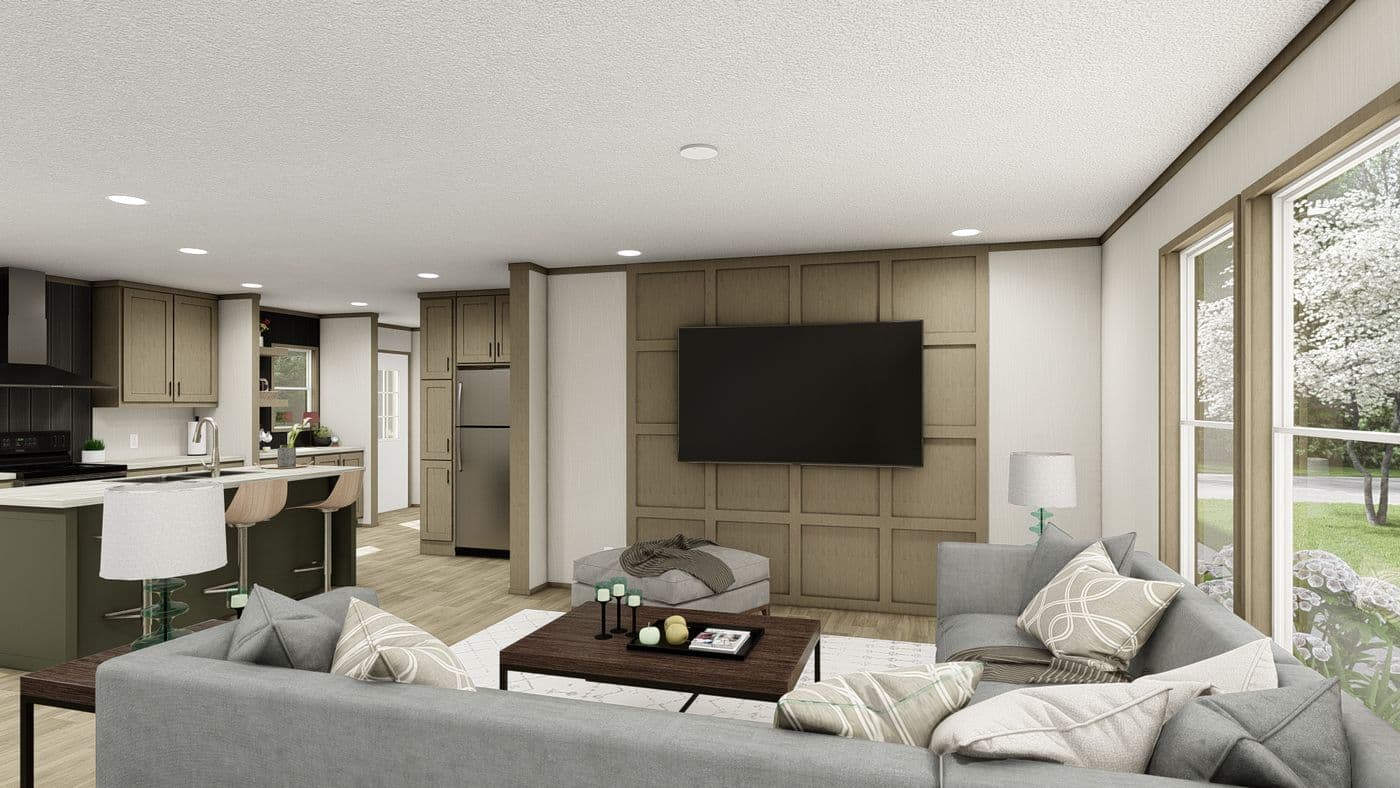 The southlake interior home features