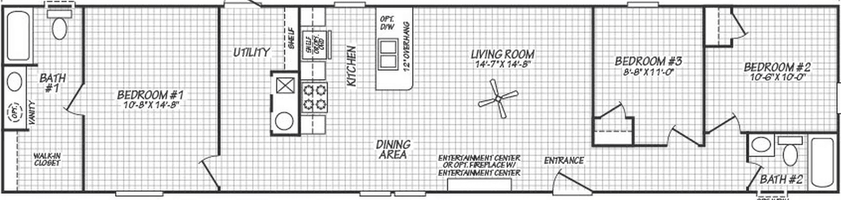 Cheyenne floor plan home features