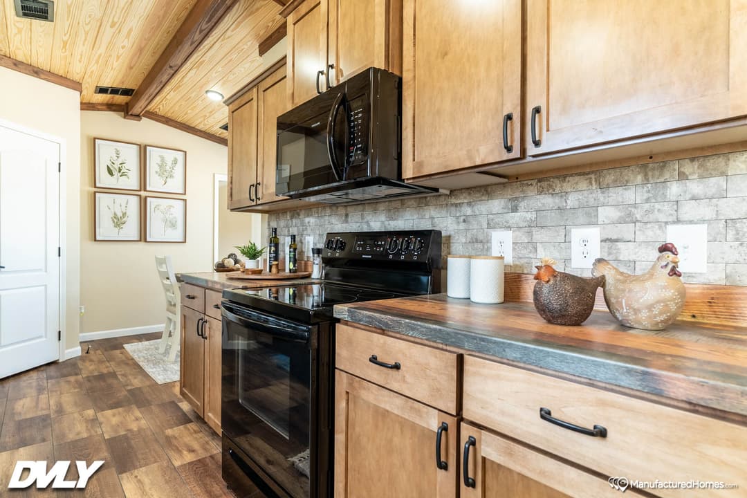 The lodge 3 kitchen home features