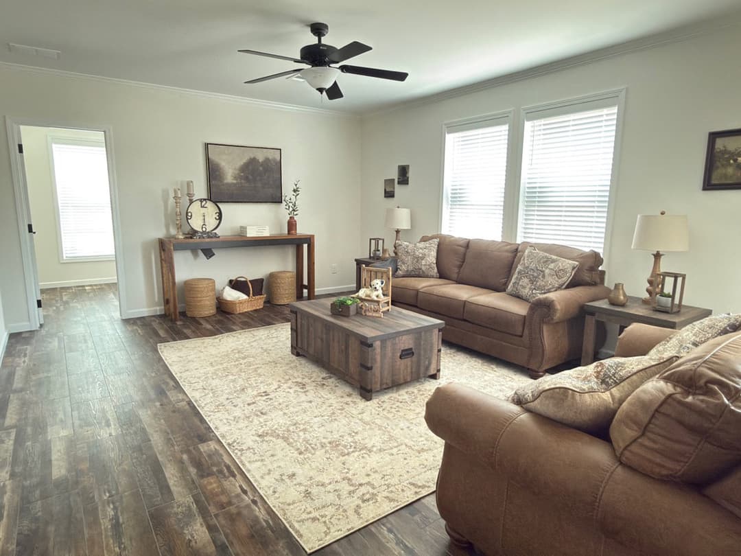 Orchard house interior home features