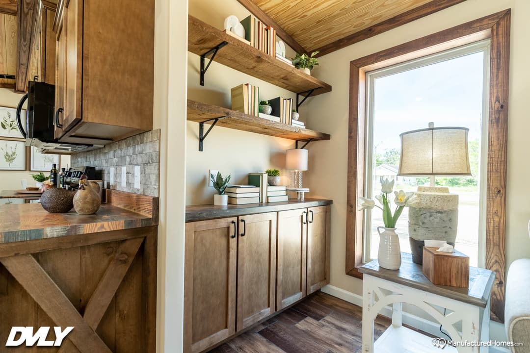 The lodge 3 kitchen home features