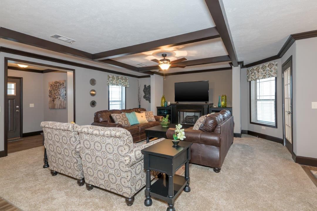 The carleton interior home features