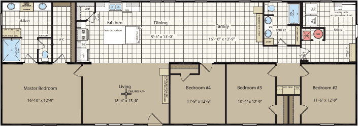 Nm2876b floor plan home features
