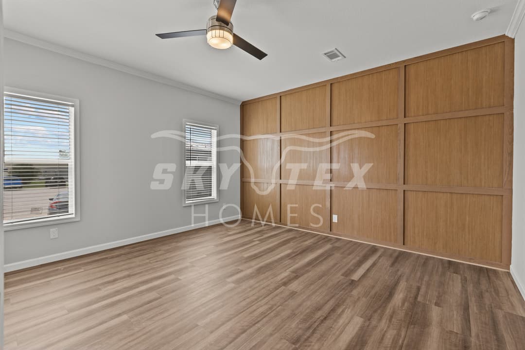 Forge interior and bedroom home features