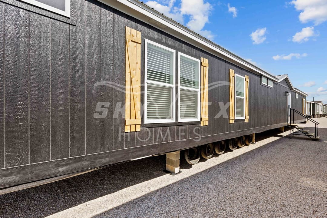 The midland exterior home features