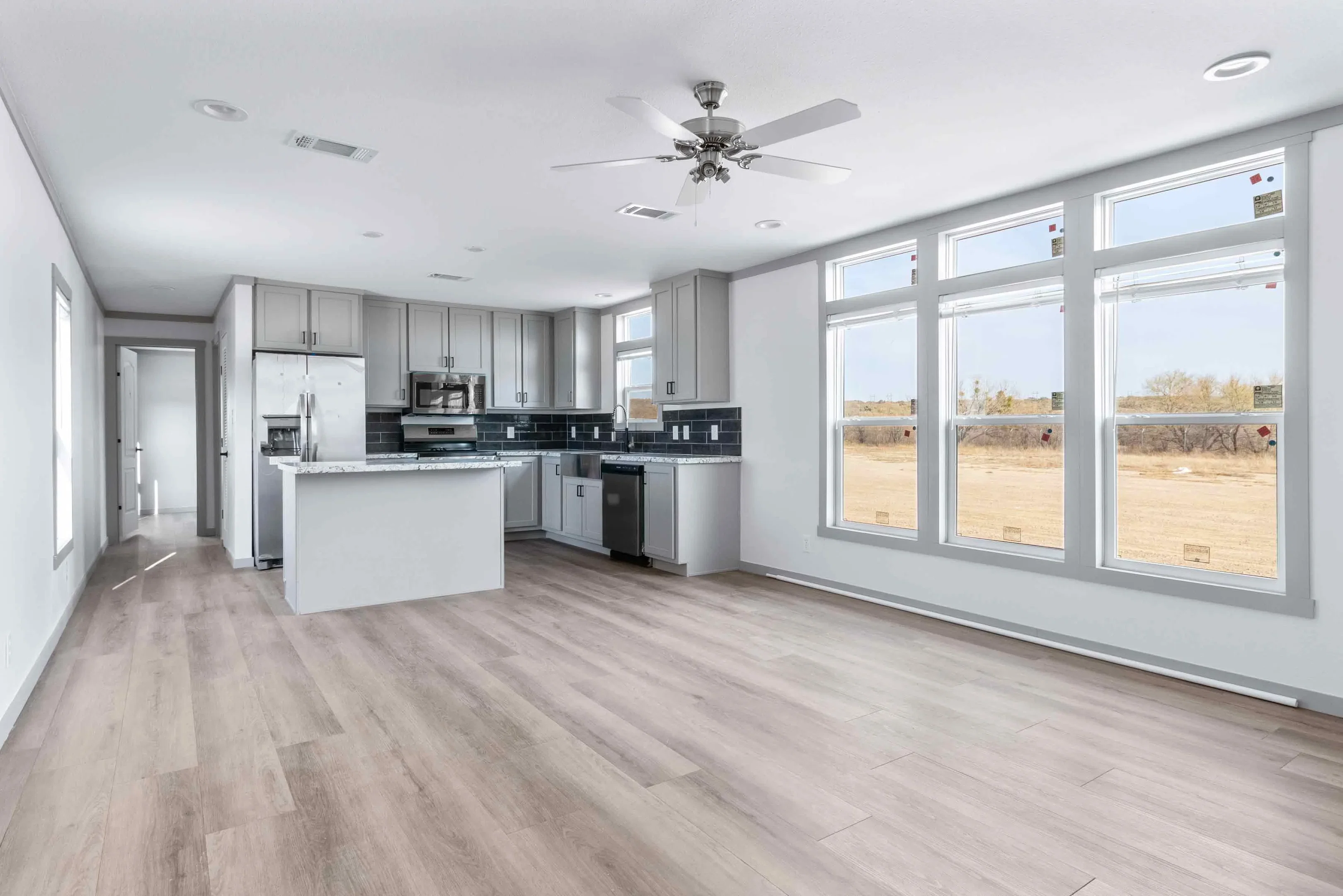 The mesquite interior home features
