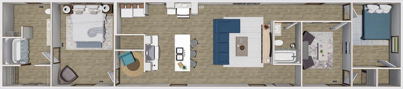 Sycamore floor plan home features