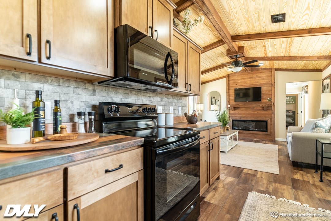 The lodge 3 kitchen home features