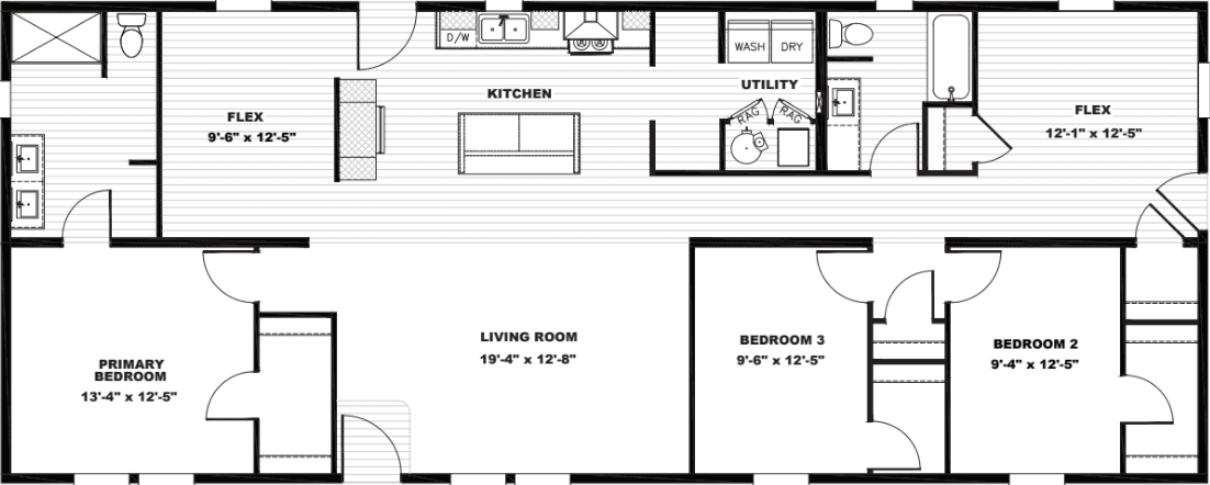 Hereford floor plan home features