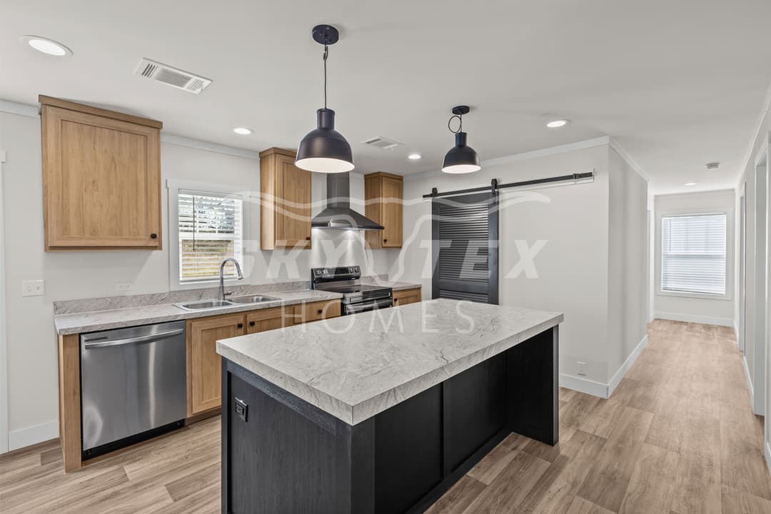 Shout interior and kitchen home features