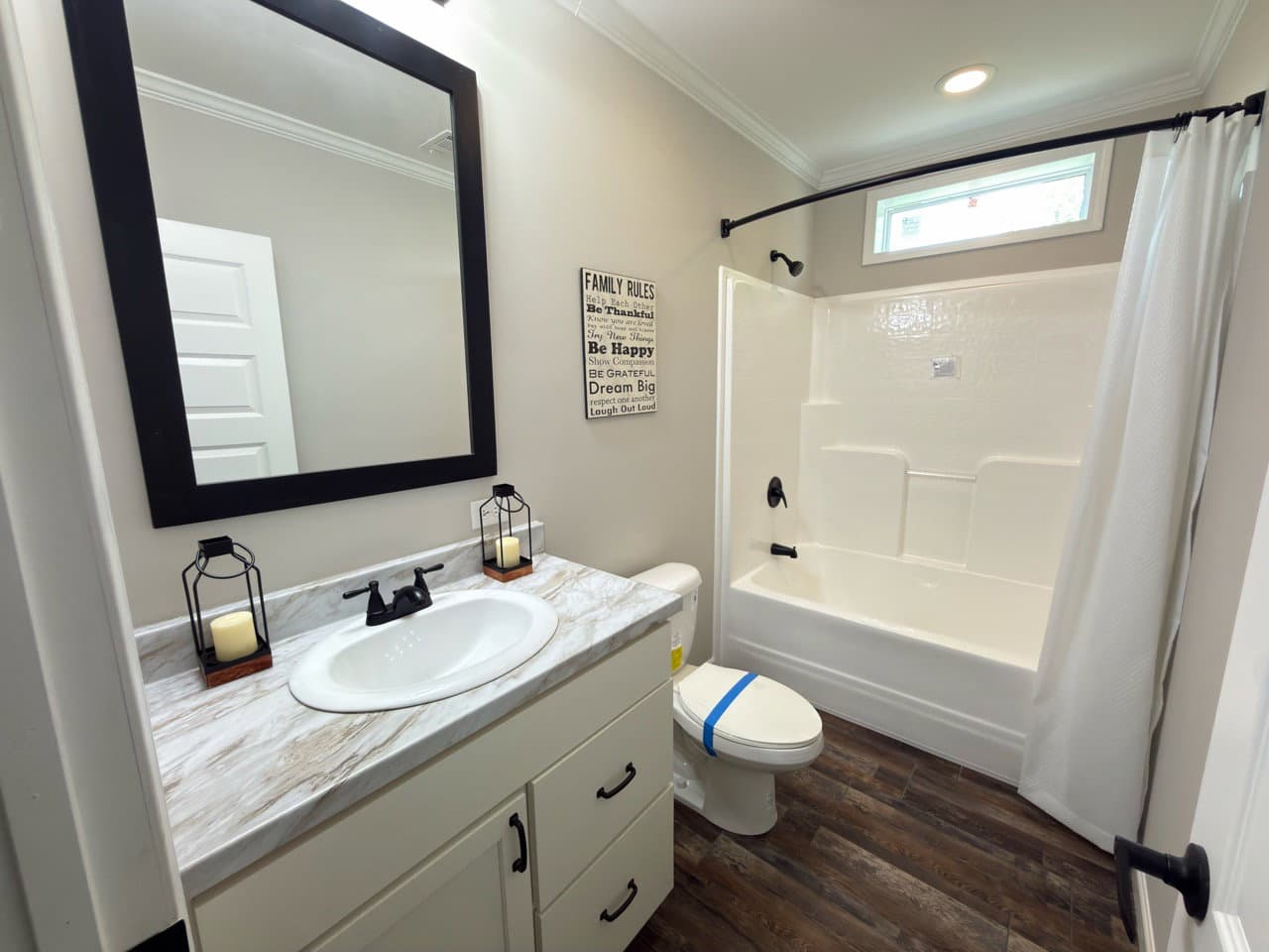 Woodside bathroom home features
