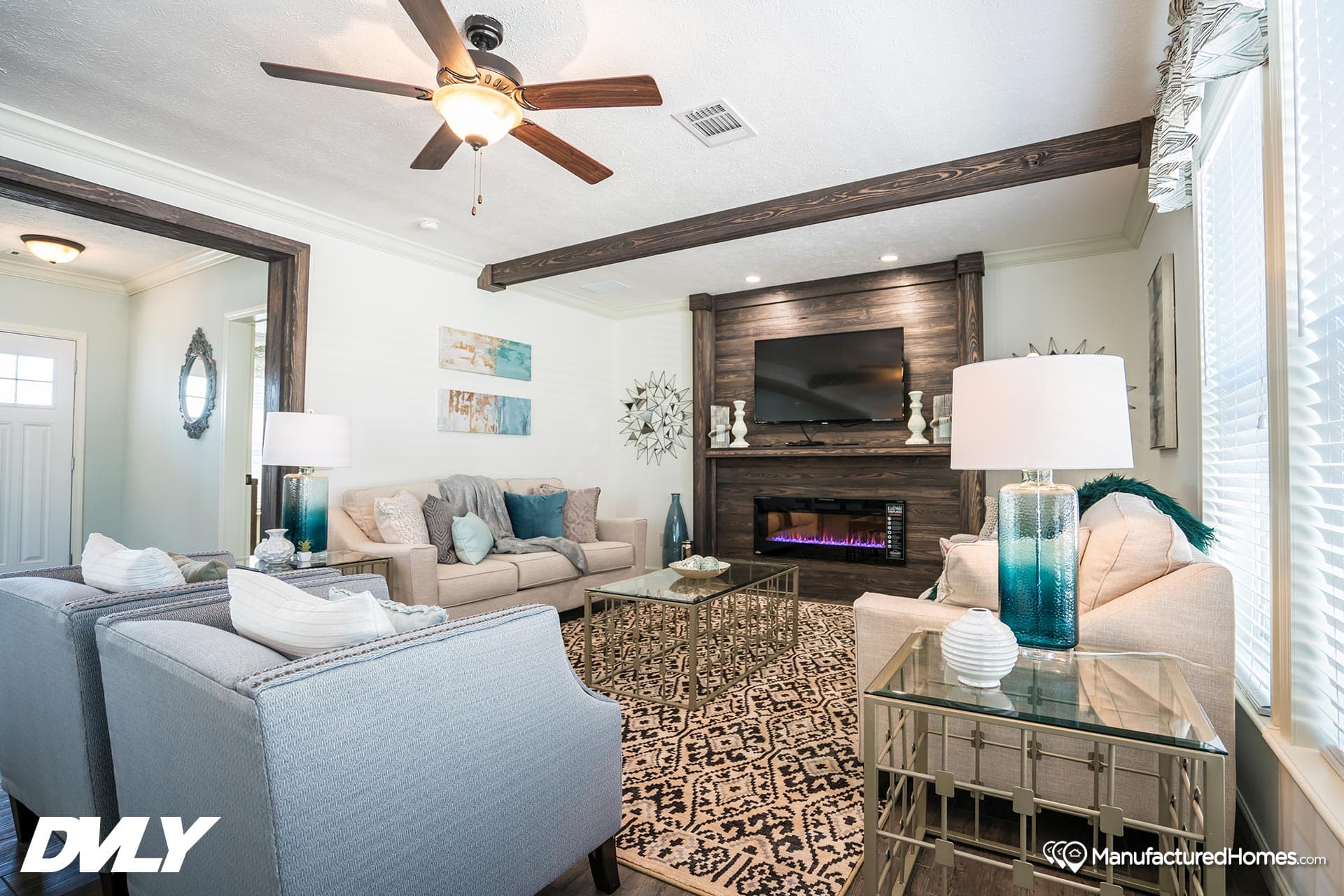 The millwood interior home features