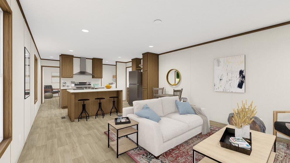 Ash interior home features