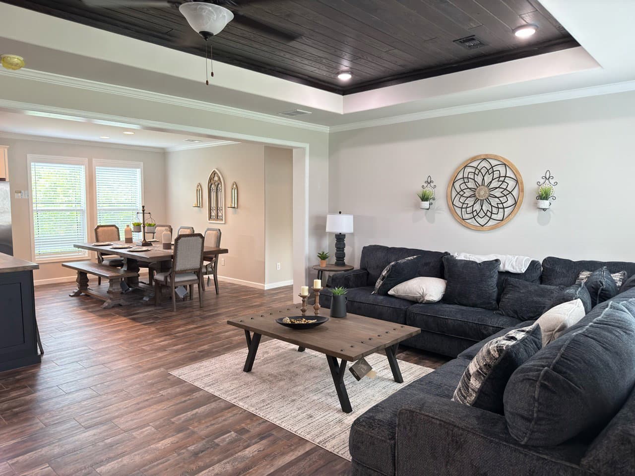Woodside interior home features