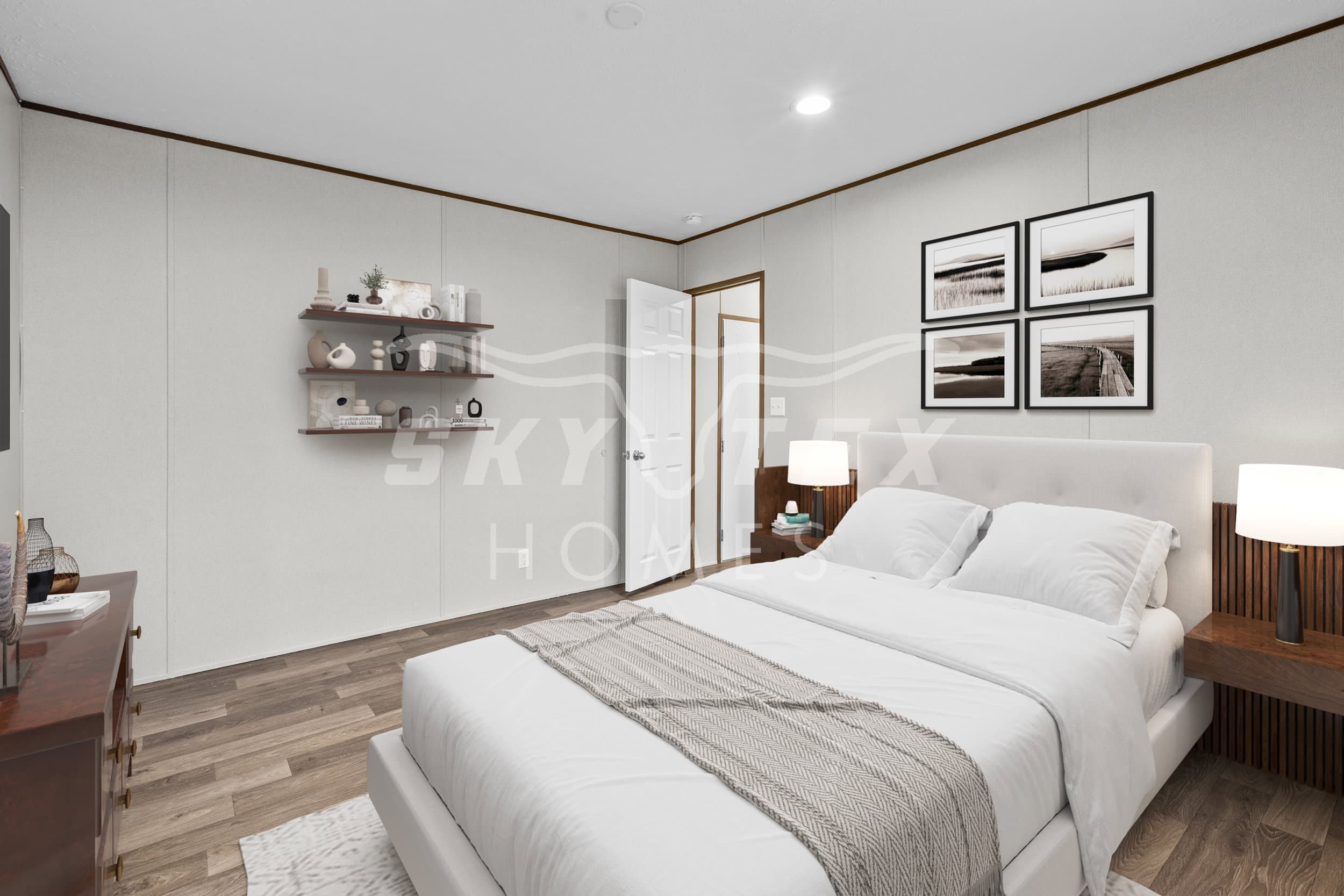 Dogwood bedroom home features