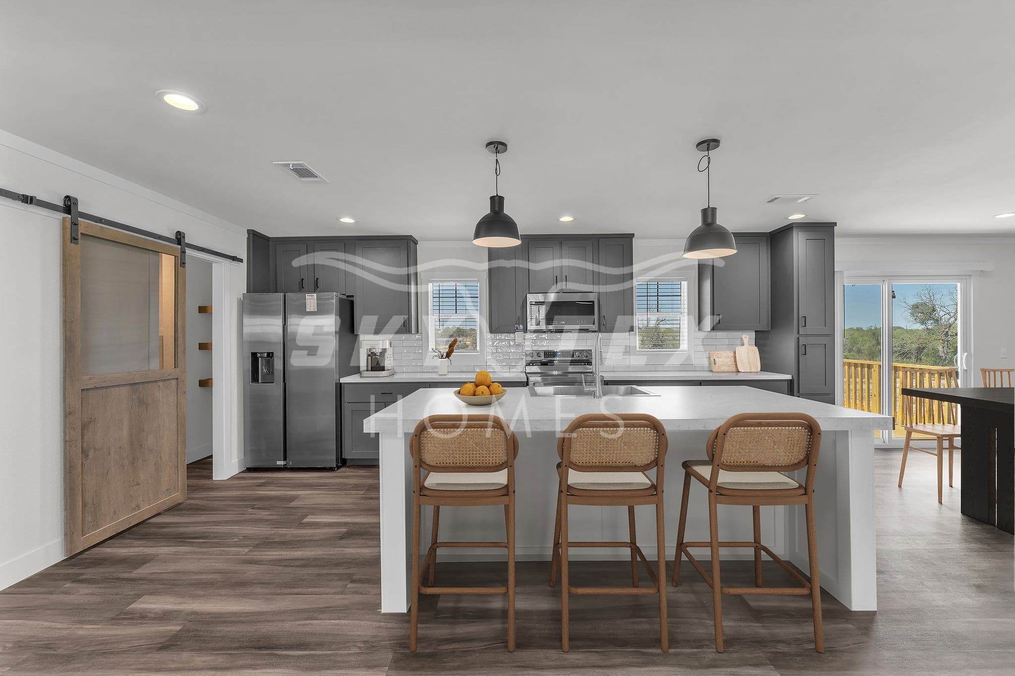 Isabella interior and kitchen home features