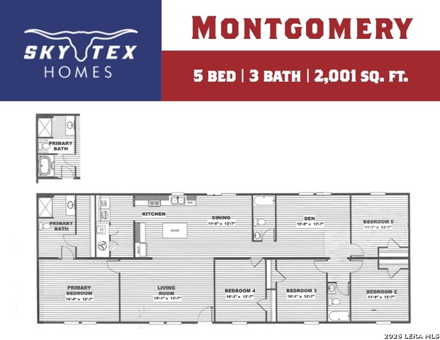 136 Parkview, Floresville — Creekwood, Floresville floor plan
