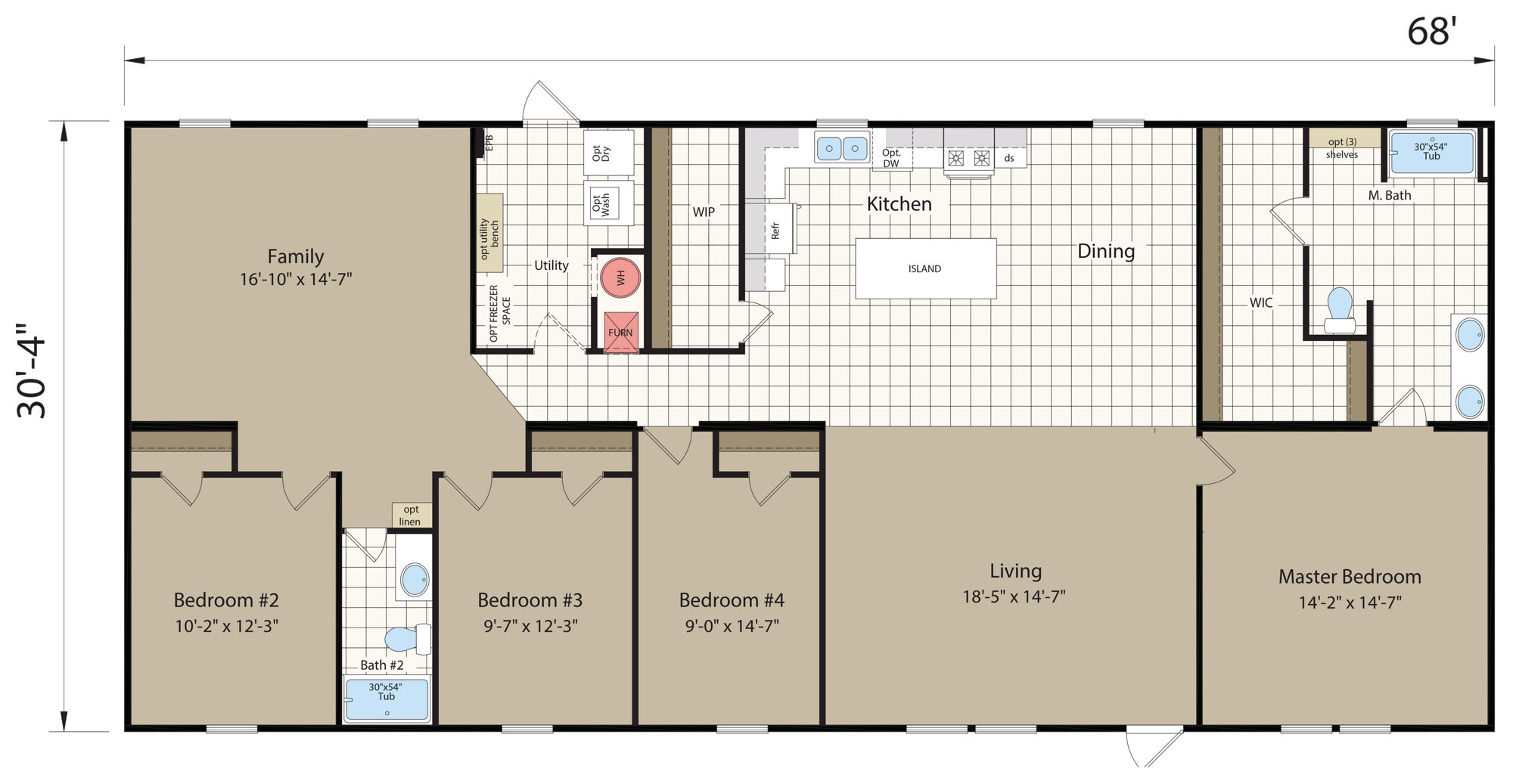Redman floor plan