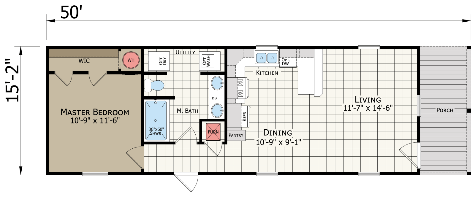 Innovation 1650H floor plan