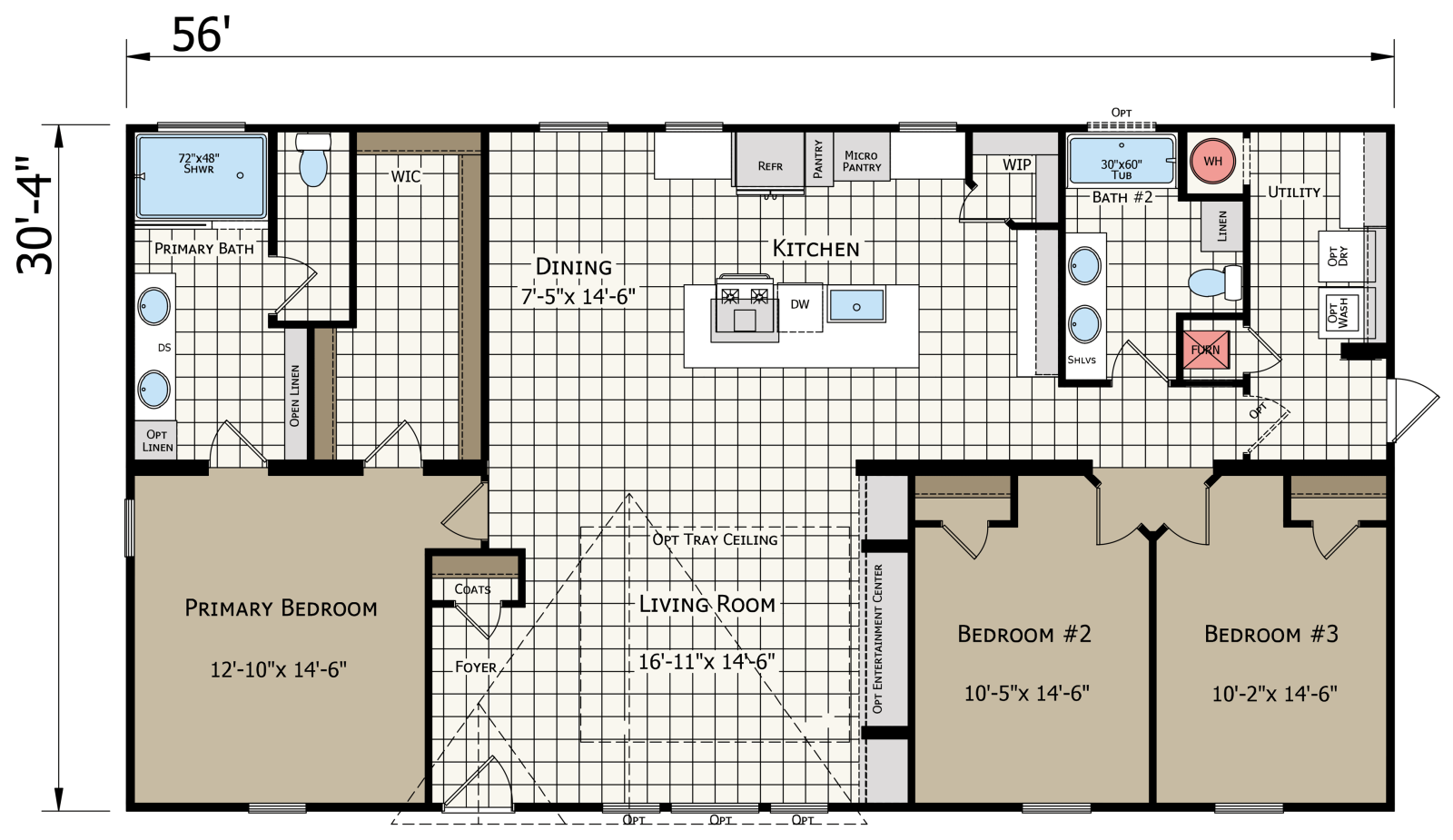 Innovation 3256H floor plan