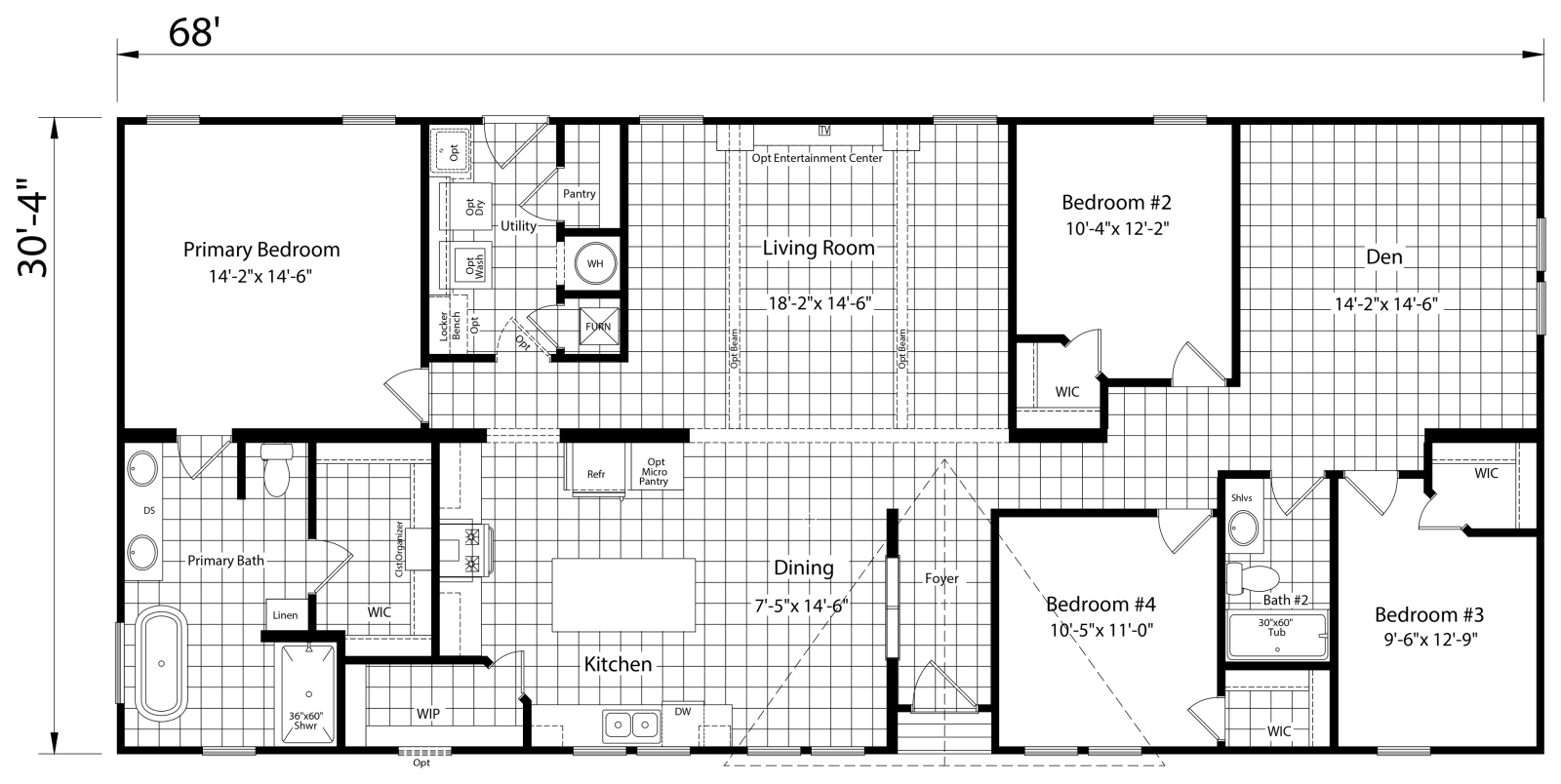 Innovation 3268H floor plan