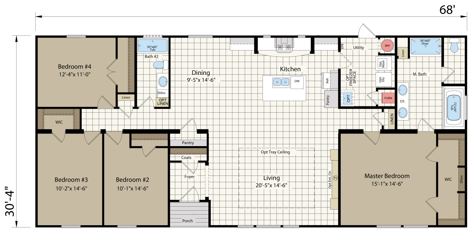 Innovation 3268R floor plan