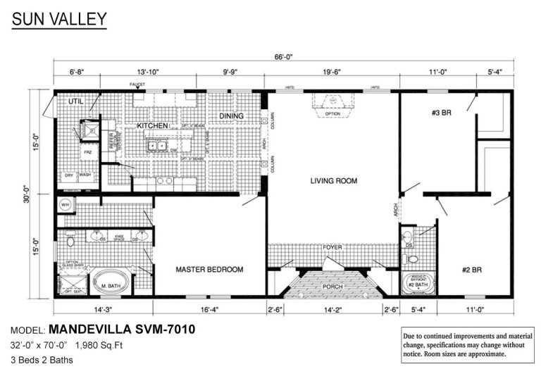 Mandevilla double wide manufactured home