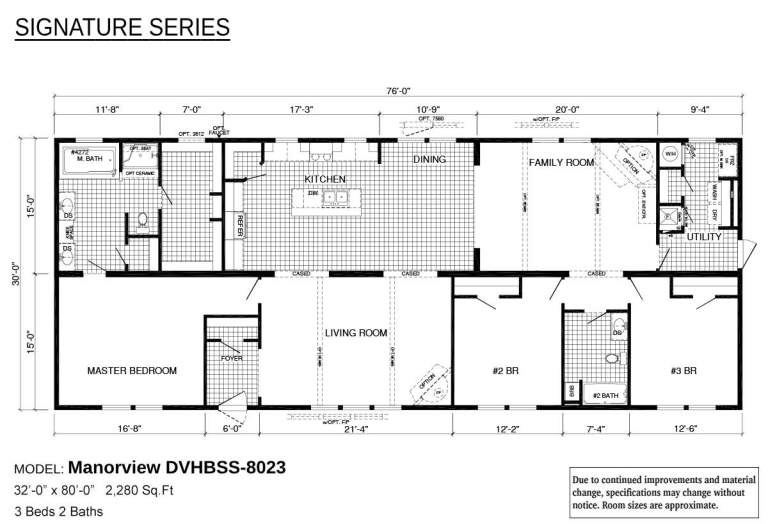 Manorview double wide manufactured home