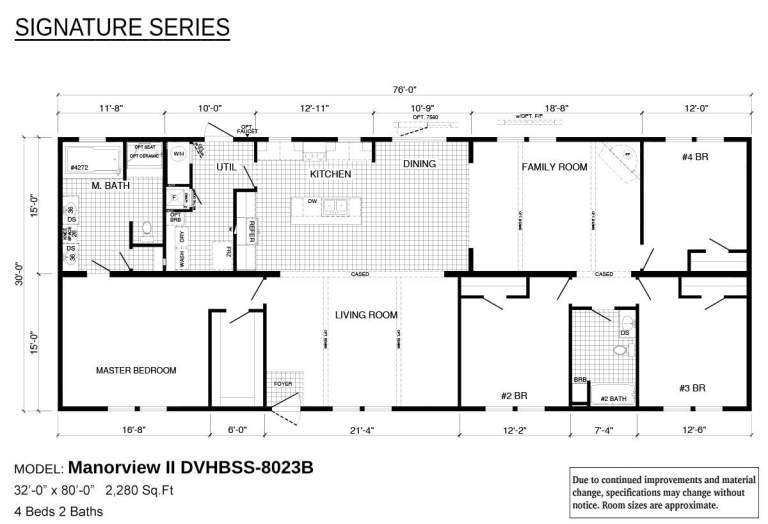 Manorview II double wide manufactured home