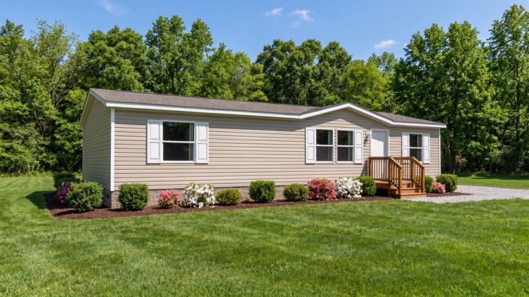 Maple double wide manufactured home