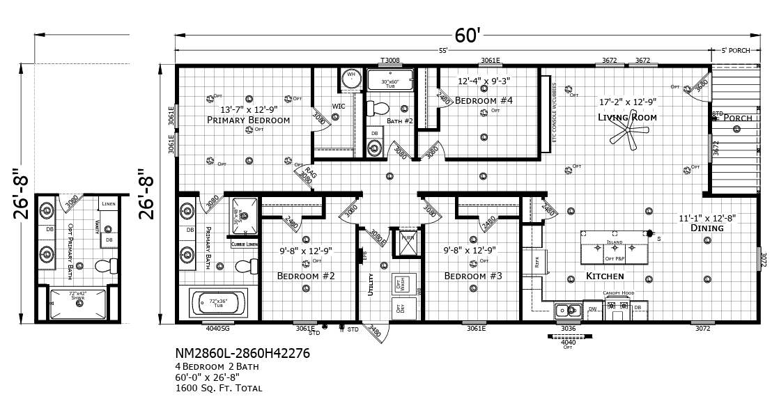 NM2860L floor plan