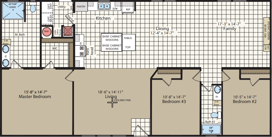 NM3260A floor plan