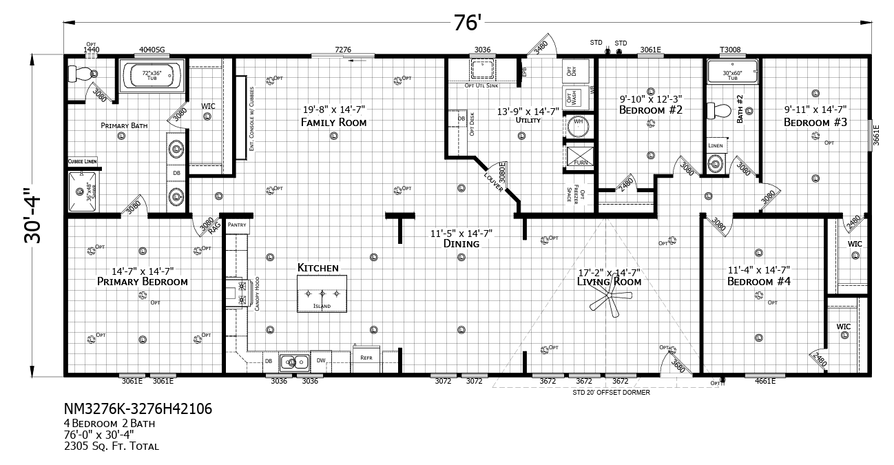 NM3276K floor plan