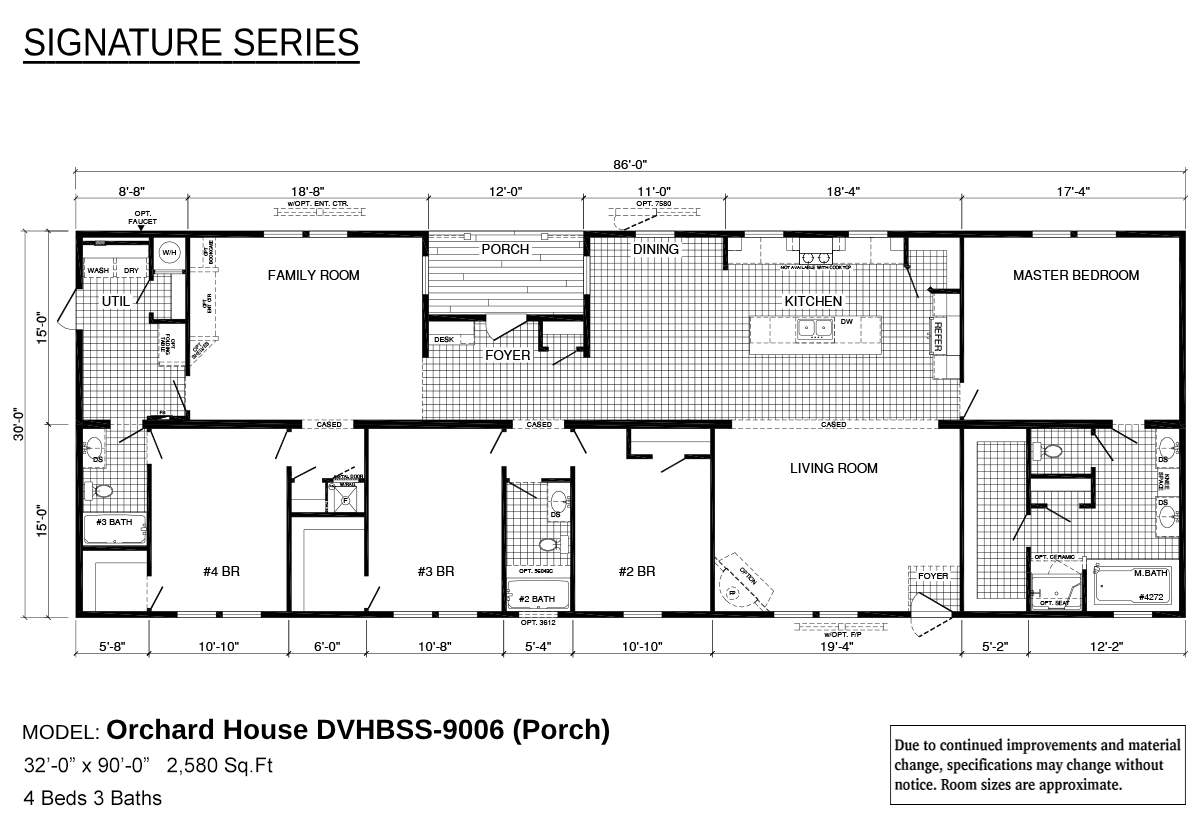 Orchard House floor plan