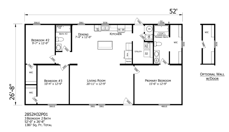 Prime Mercer 135 double wide manufactured home